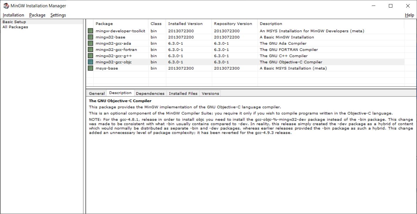 Installation manager