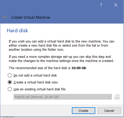 Virtual Hard Disk